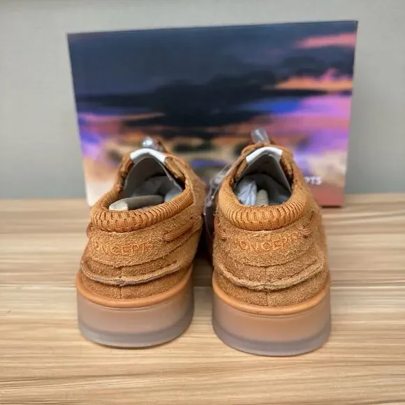 Sperry x Concepts Mens Size 6 3-Eye Cup Top Siders Orange